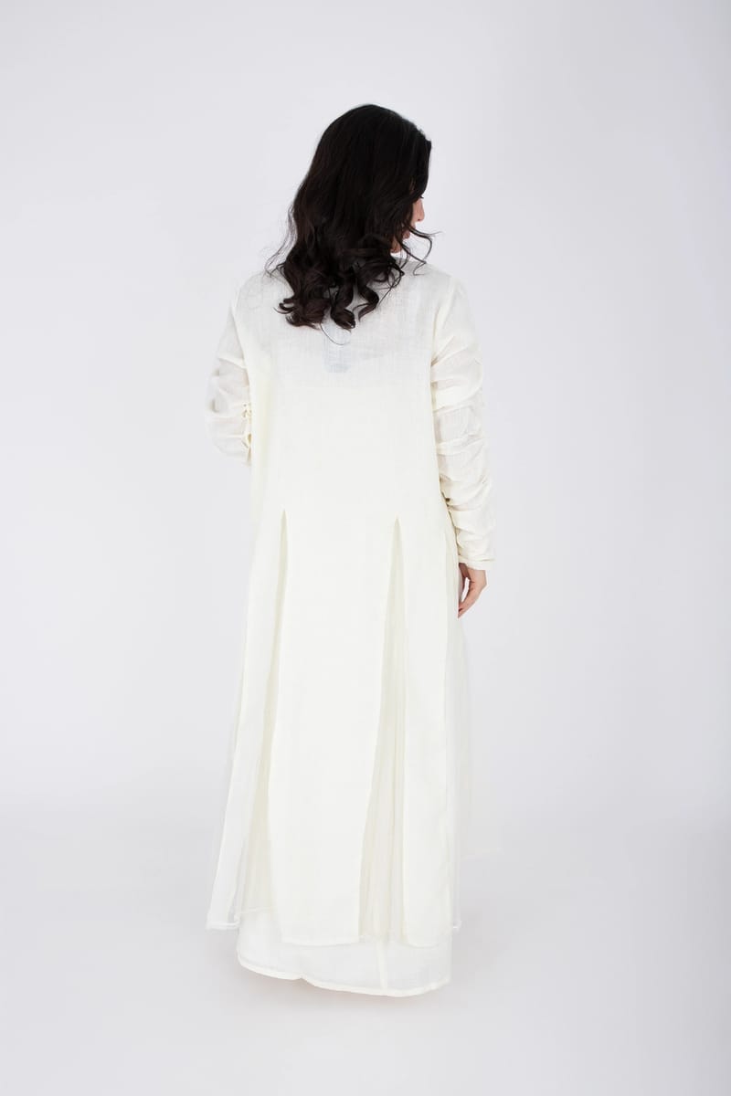 Elegant 2 piece outfit with colorful embroidery IKKXA - Women's Jalabiyas 58