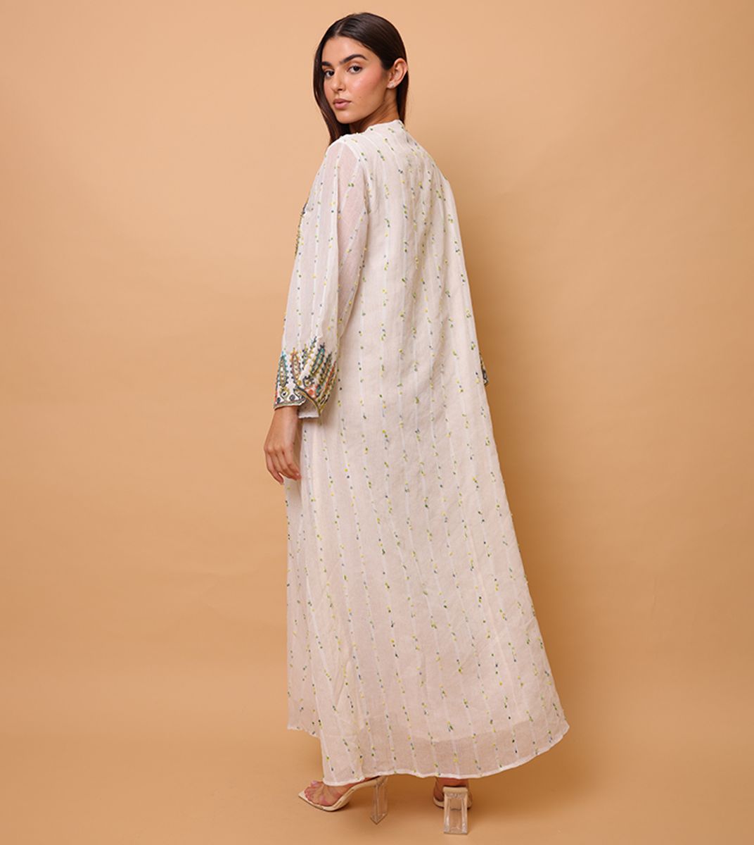 Printed Colorful Embroidery Jalabiya IKKXA - Women's Jalabiyas 45
