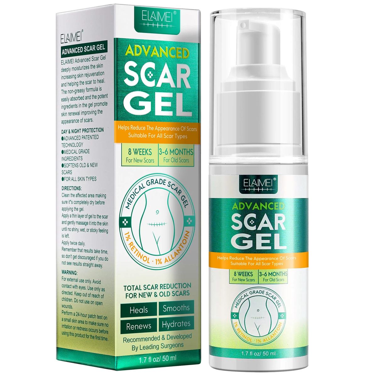Elaimei Advanced Scar Gel 50ml Elaimei Advanced Scar Gel 50ml