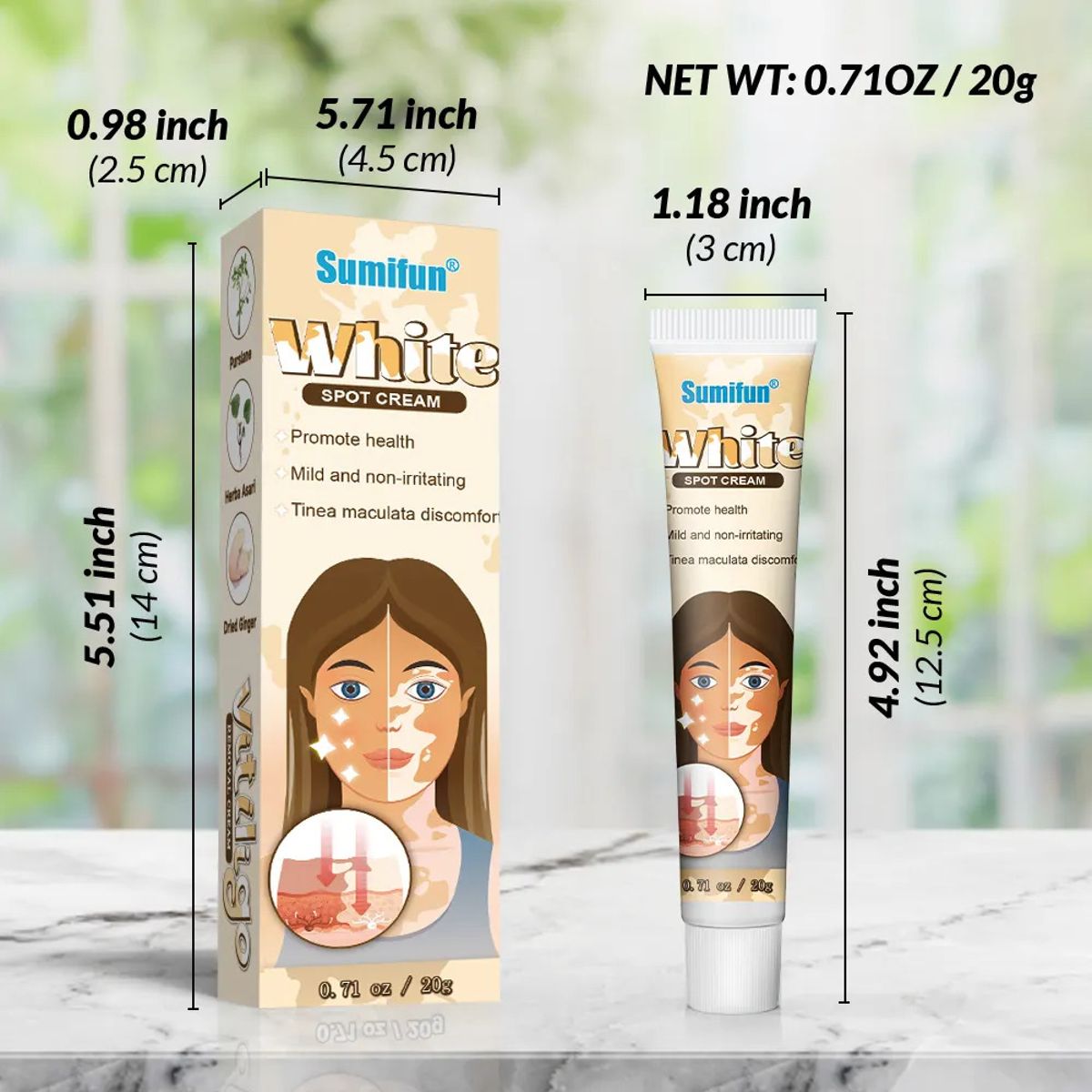Sumifun White Spot Cream, Vitiligo Removal Cream 20g Sumifun White Spot Cream, Vitiligo Removal Cream 20g