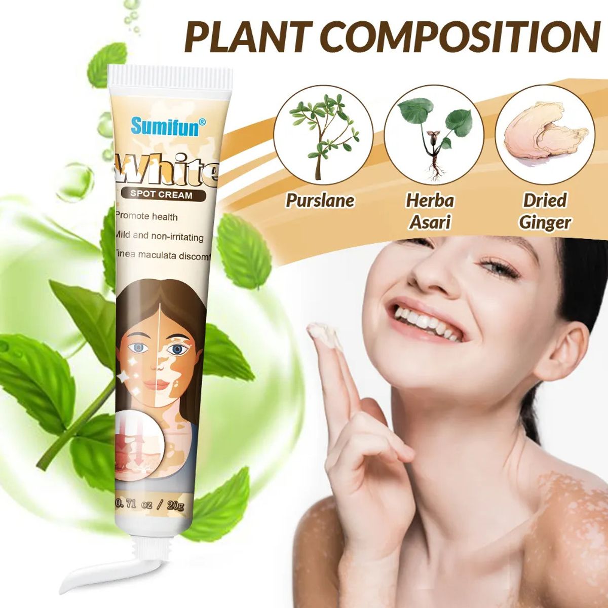 Sumifun White Spot Cream, Vitiligo Removal Cream 20g Sumifun White Spot Cream, Vitiligo Removal Cream 20g