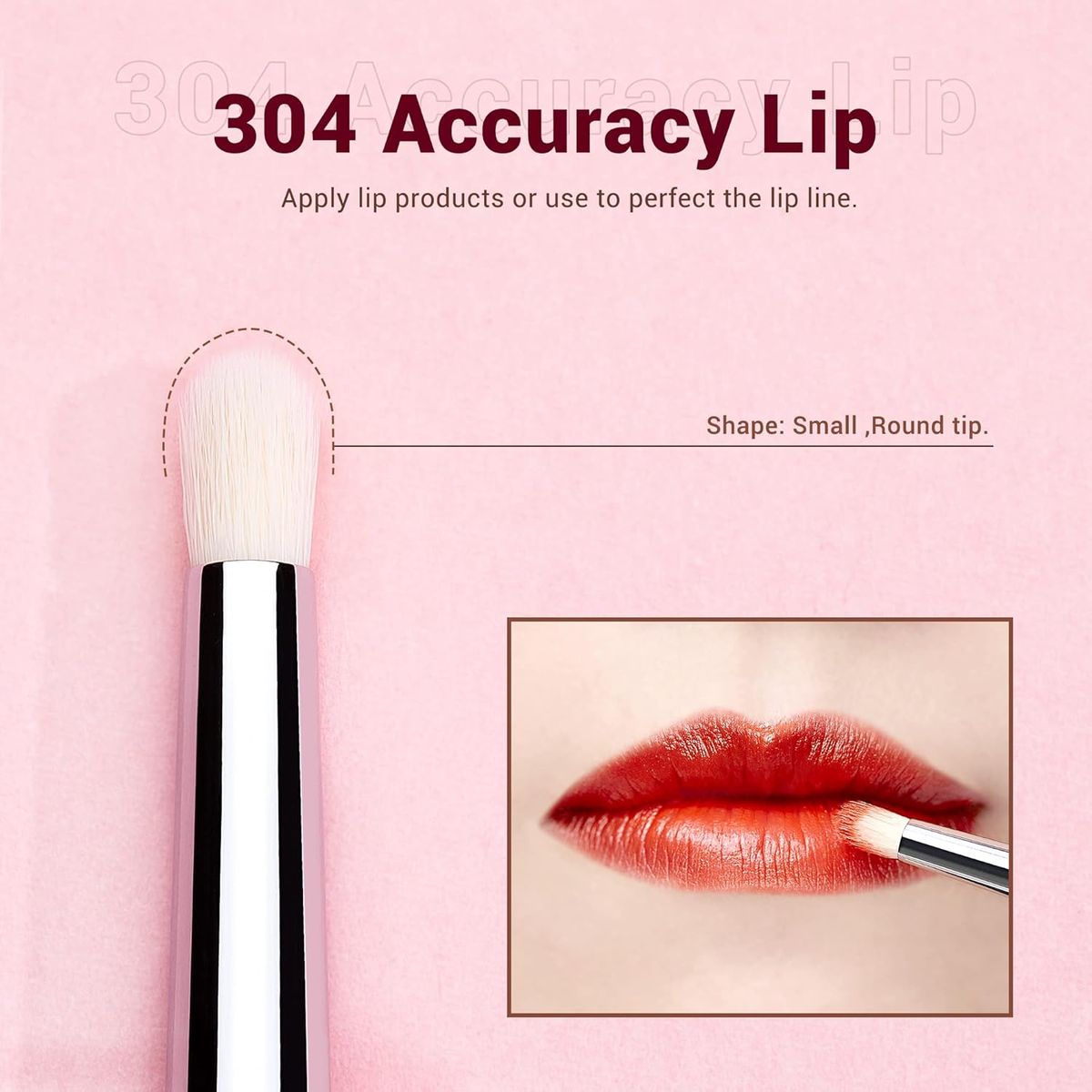 Jessup Five-Piece Lip Brush Set for Precise Professional Lip Application Jessup Five-Piece Lip Brush Set for Precise Professional Lip Application