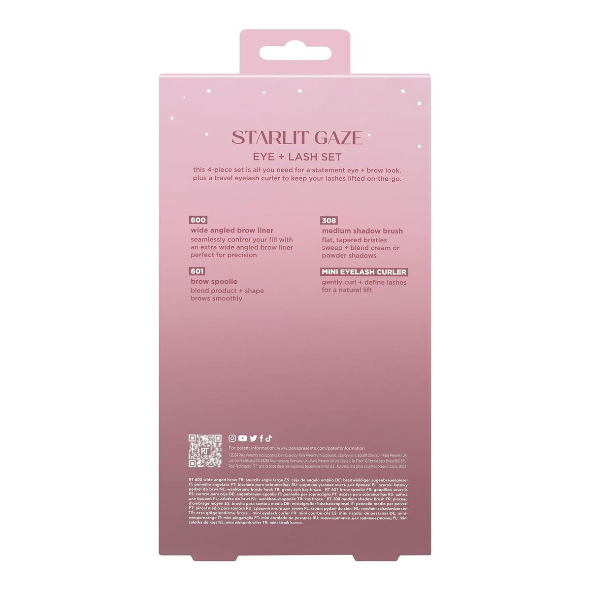 Real Techniques Cruelty-Free 4-Piece Eye and Lash Travel Gift Set