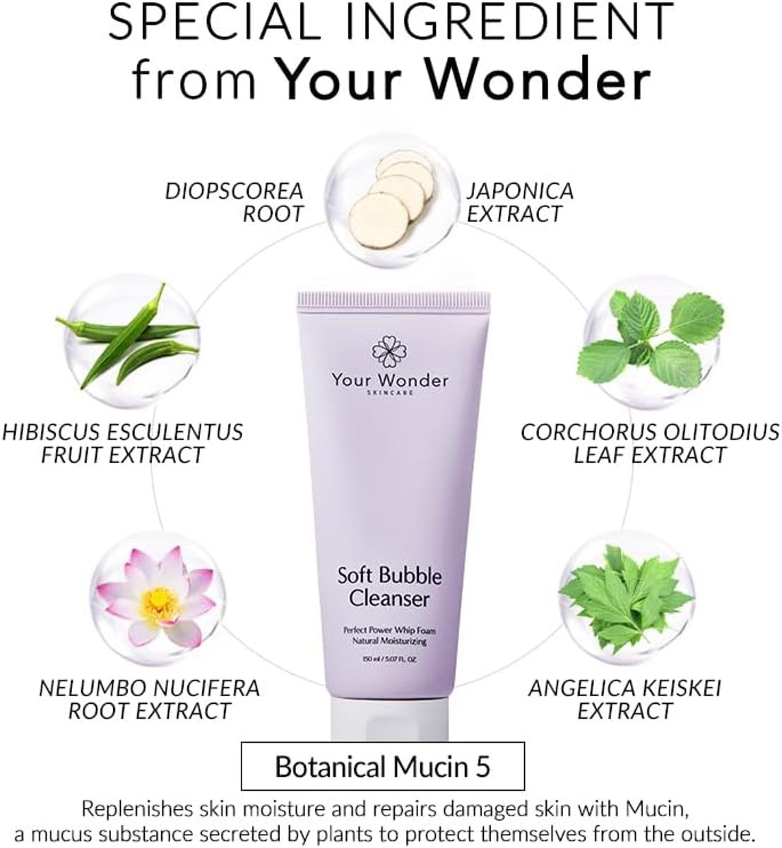 Your Wonder Soft Bubble Cleanser (Premium Cleanser) 150ml Your Wonder Soft Bubble Cleanser (Premium Cleanser) 150ml