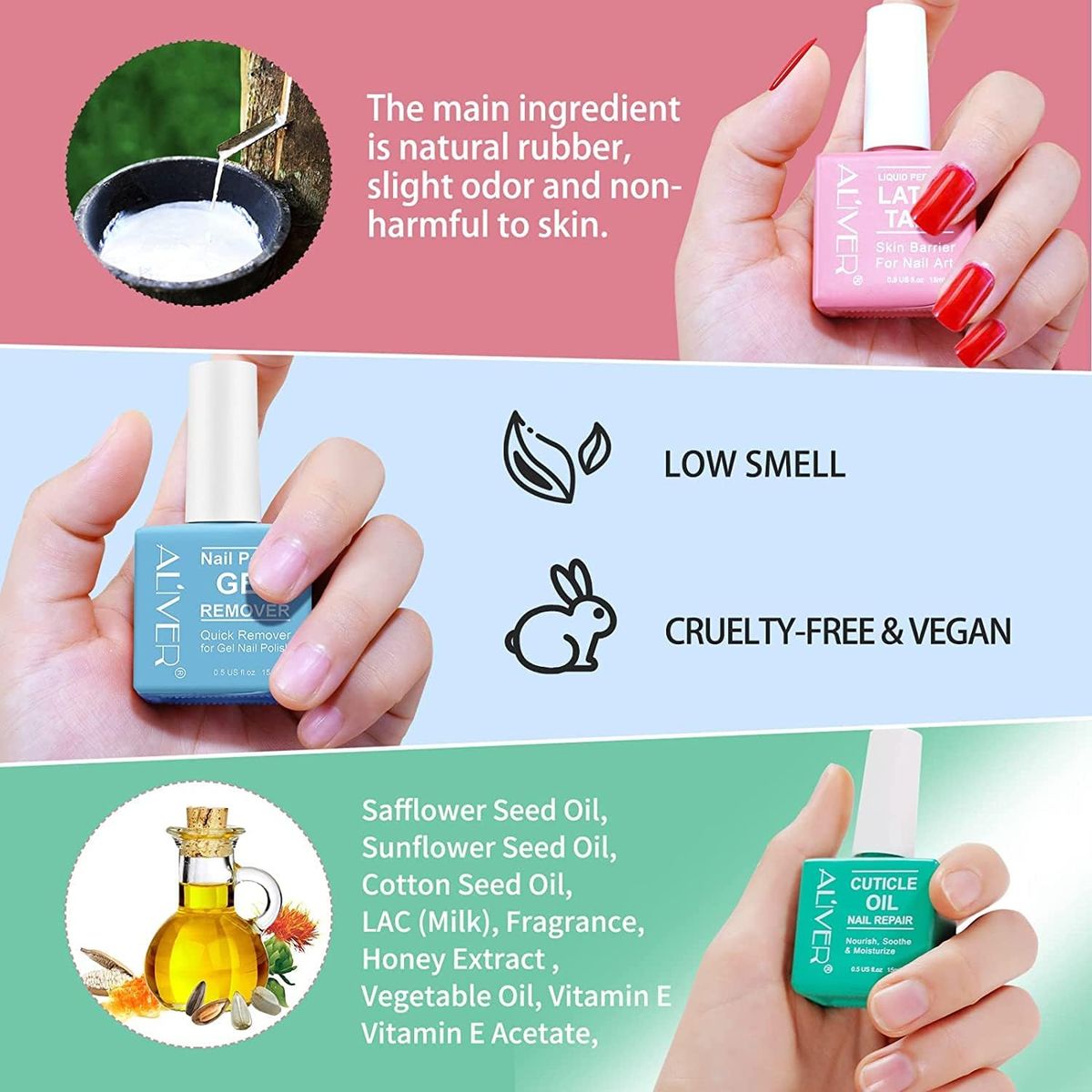 Aliver - Women's Nail Polish Remover 3
