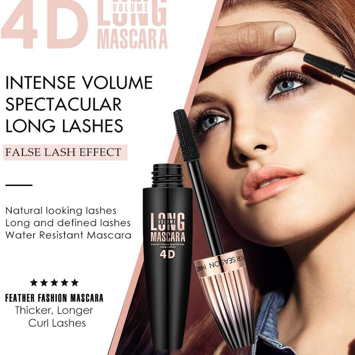 Aliver Professional Long Volume 4D Mascara Black 10ML