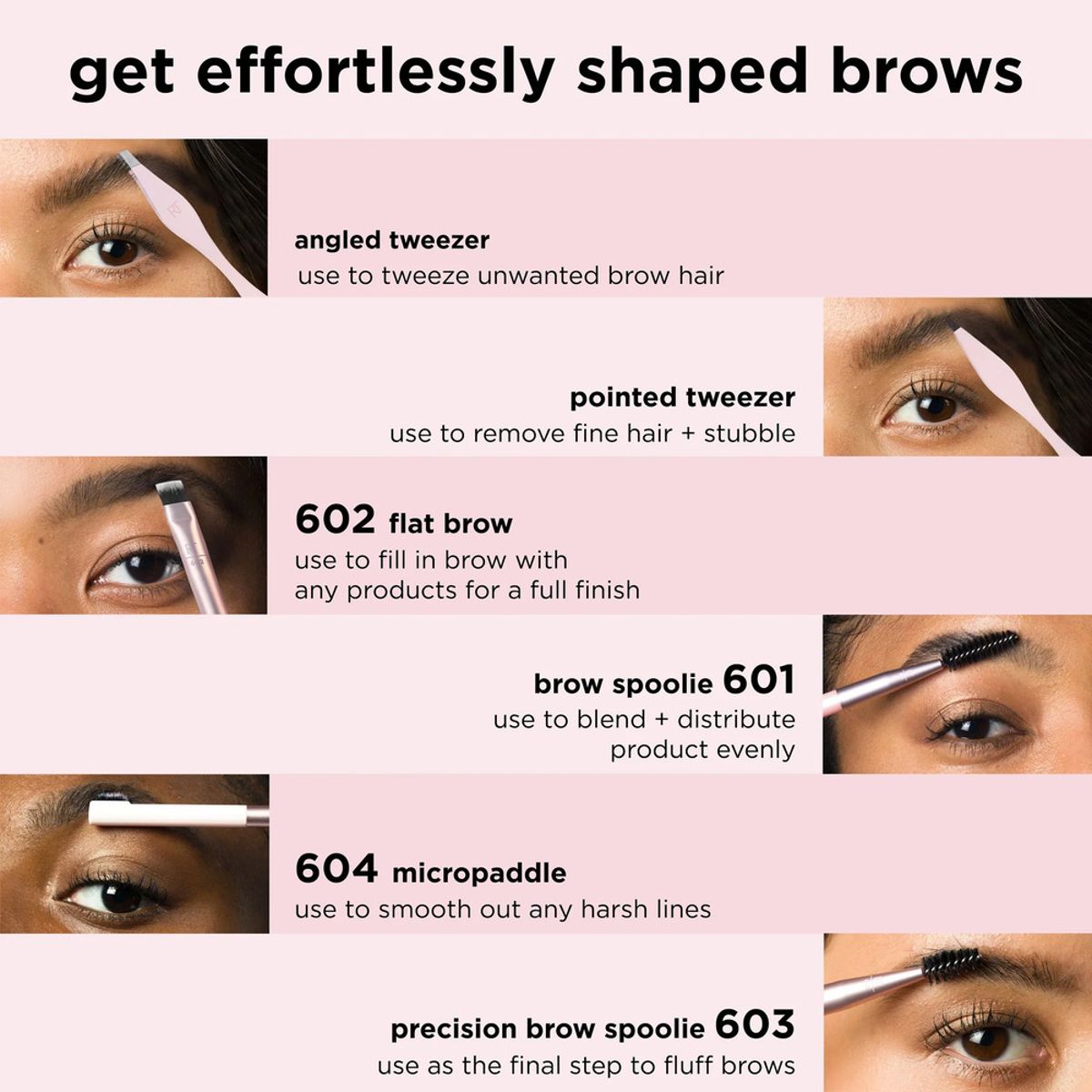 Real Techniques 3-Piece Dual-Ended Brow Shaping Essentials Set Real Techniques 3-Piece Dual-Ended Brow Shaping Essentials Set
