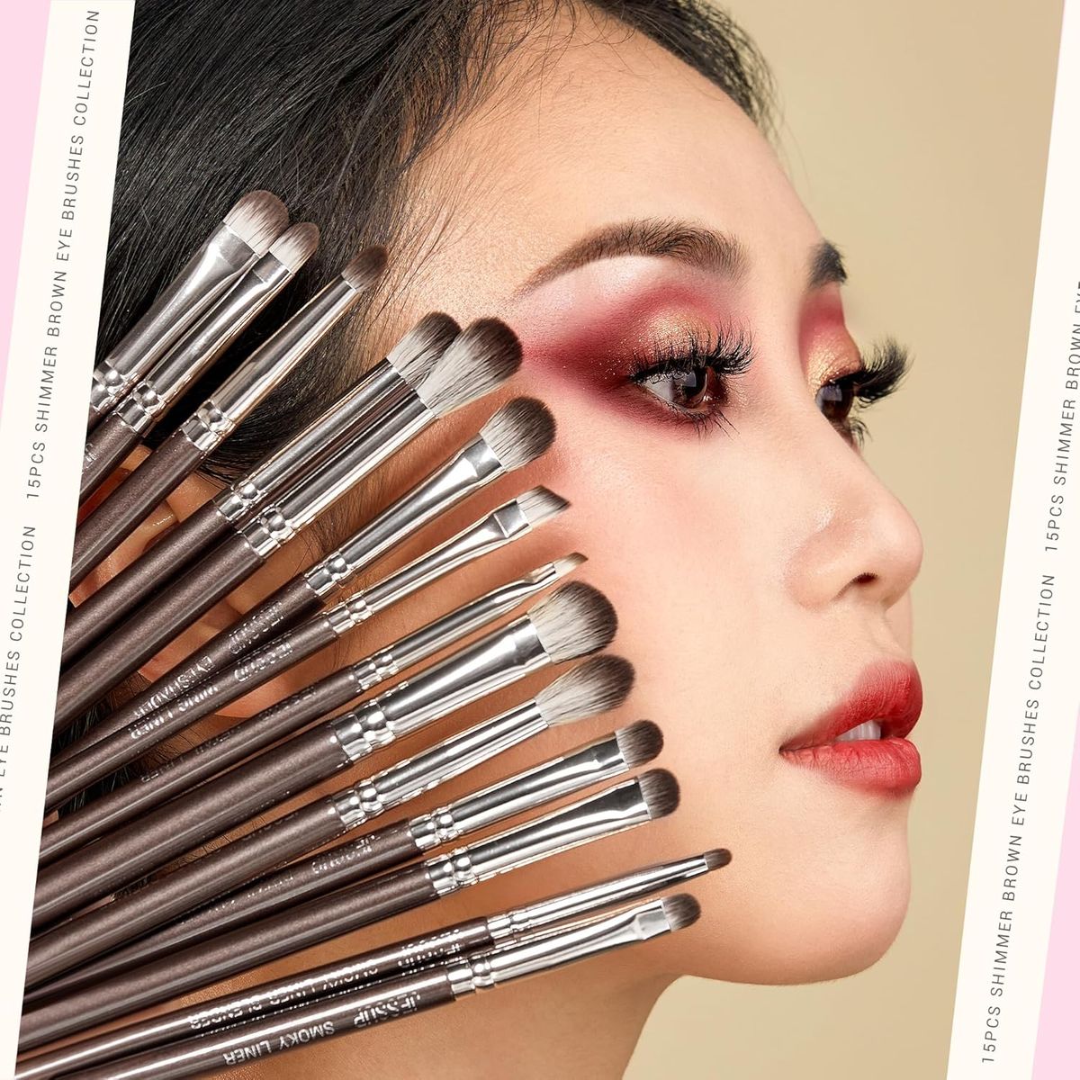 Jessup Professional Eye Makeup Brush Set 15-Piece for Blending and Brows Jessup Professional Eye Makeup Brush Set 15-Piece for Blending and Brows