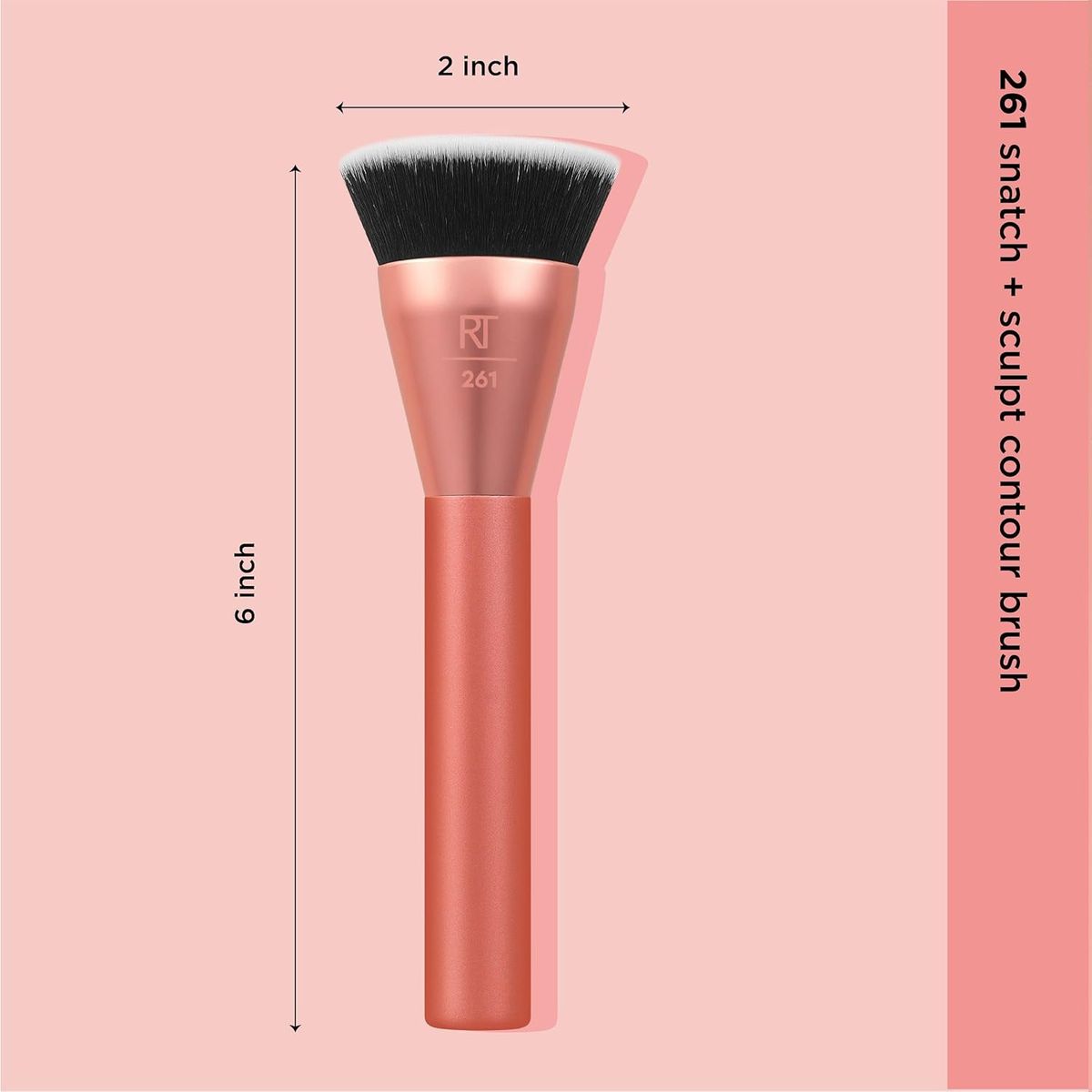 Real Techniques Snatch + Sculpt Contour Brush For Makeup