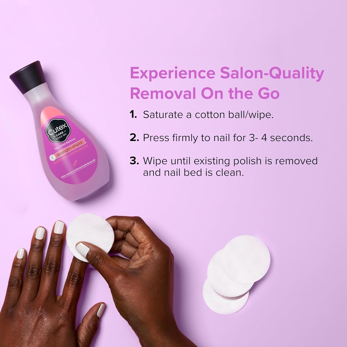 Cutex Nail Polish Remover Strength-Shield 200ML