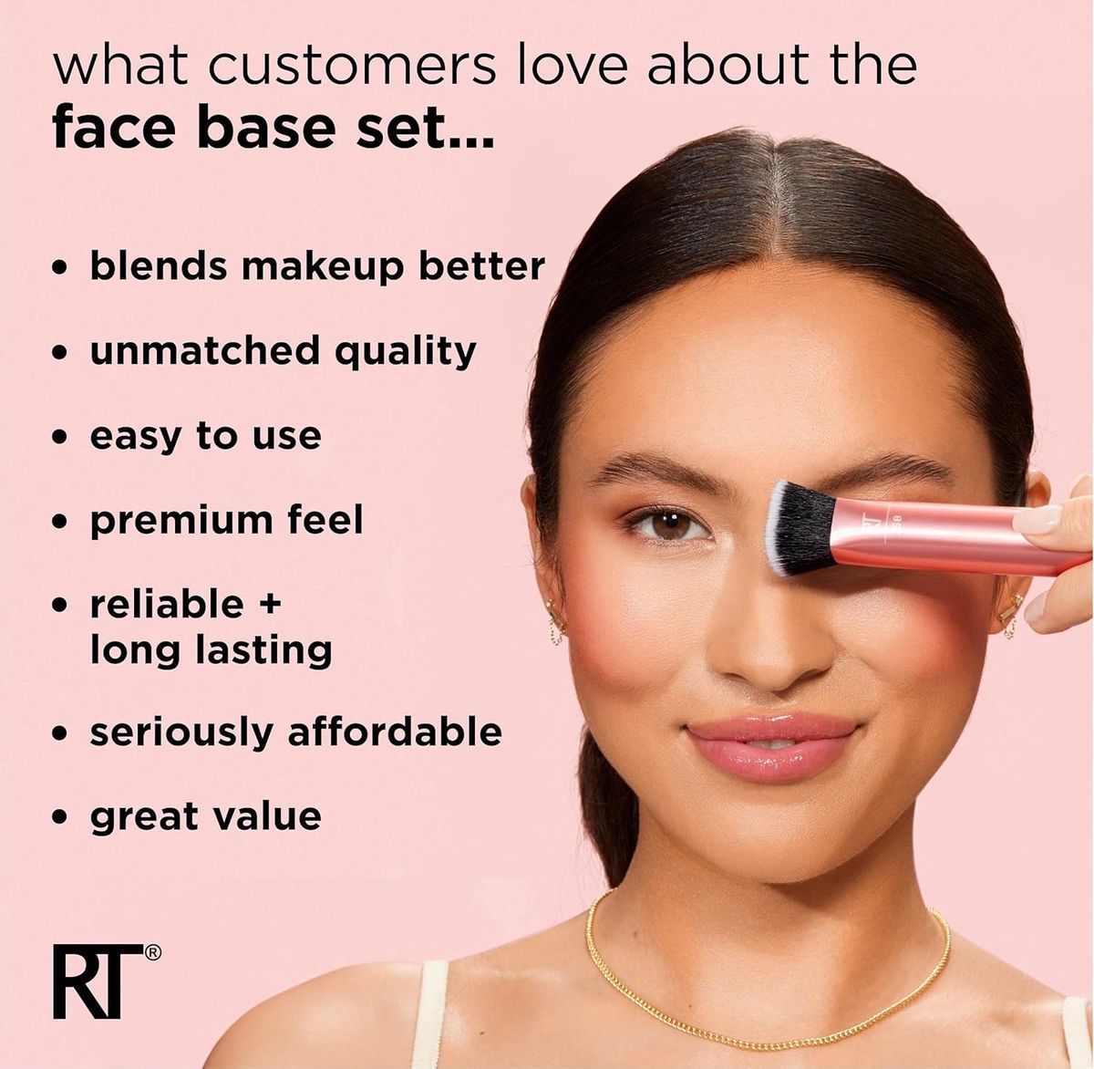 Real Techniques Face Base Makeup Brush Set Real Techniques Face Base Makeup Brush Set