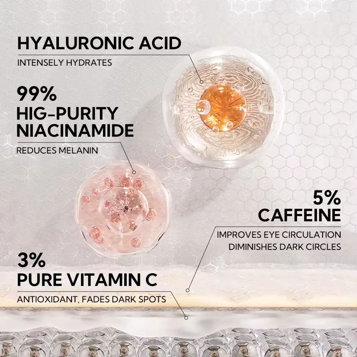 Lanbena 60-Piece Vitamin C Hydra-Gel Eye Patches 30 Pairs Lanbena 60-Piece Vitamin C Hydra-Gel Eye Patches 30 Pairs