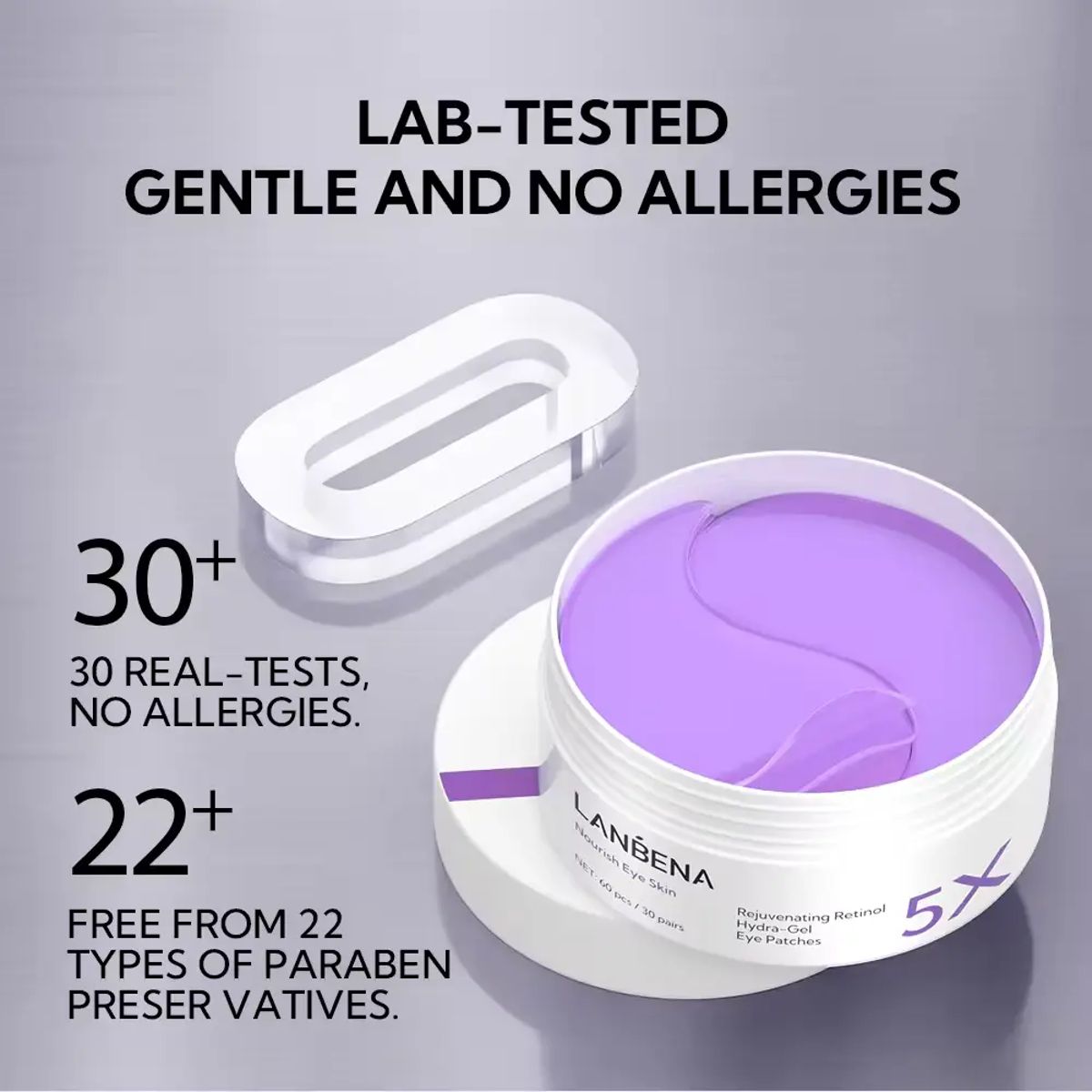 Lanbena Rejuvenating Retinol Hydra-Gel Eye Patches