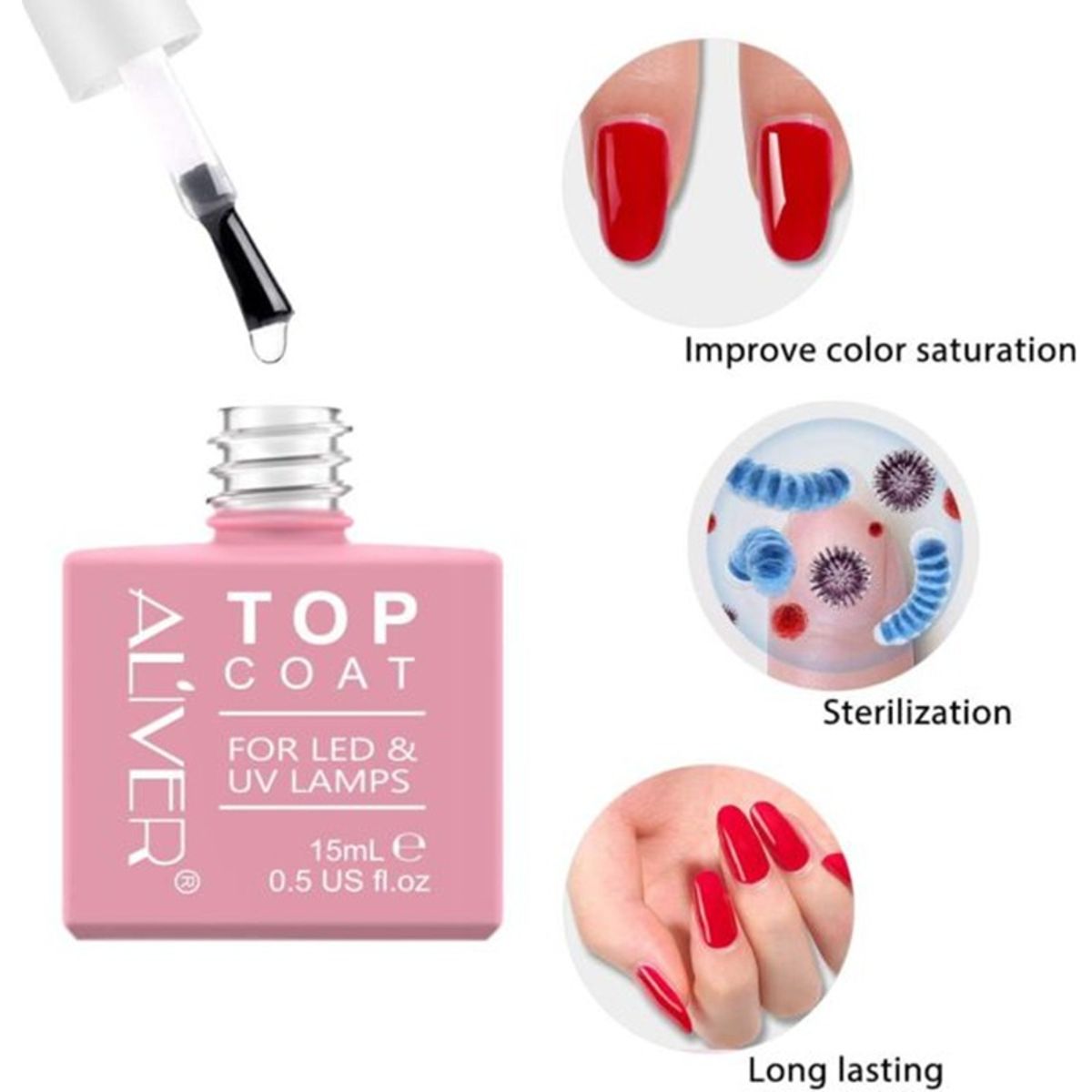 Aliver Soak Off Gel Nail Polish Kit Aliver Soak Off Gel Nail Polish Kit