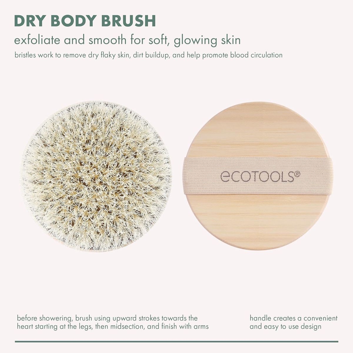 Ecotools Dry Body Brush Grey EcoTools - Women's Tools & Accessories 1