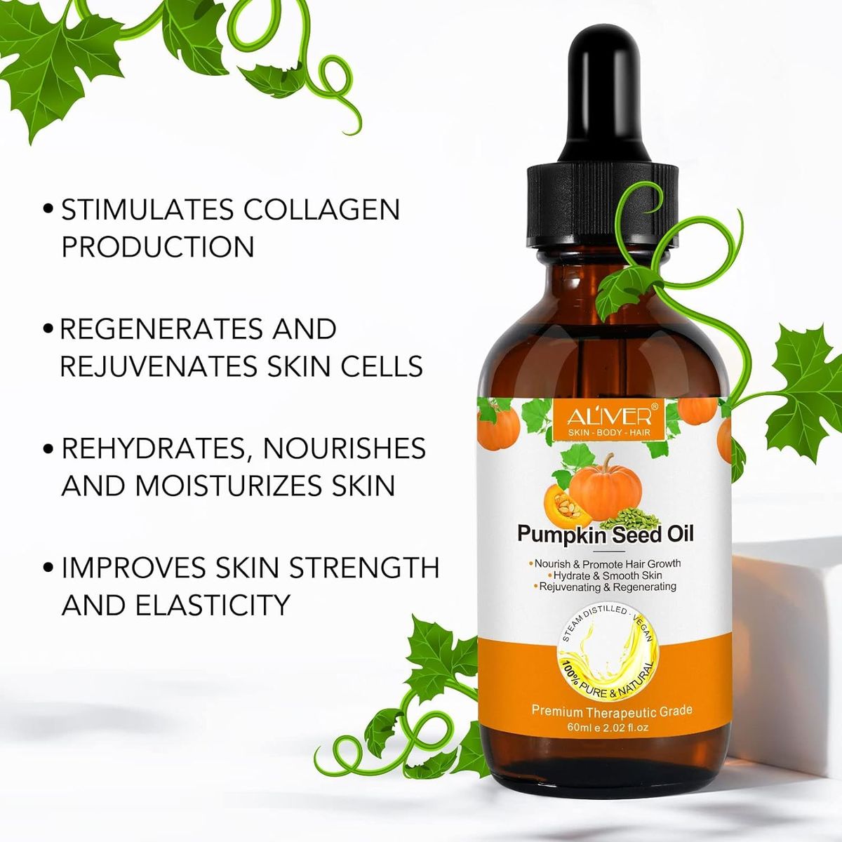 Aliver Pumpkin Seed Oil 60ML