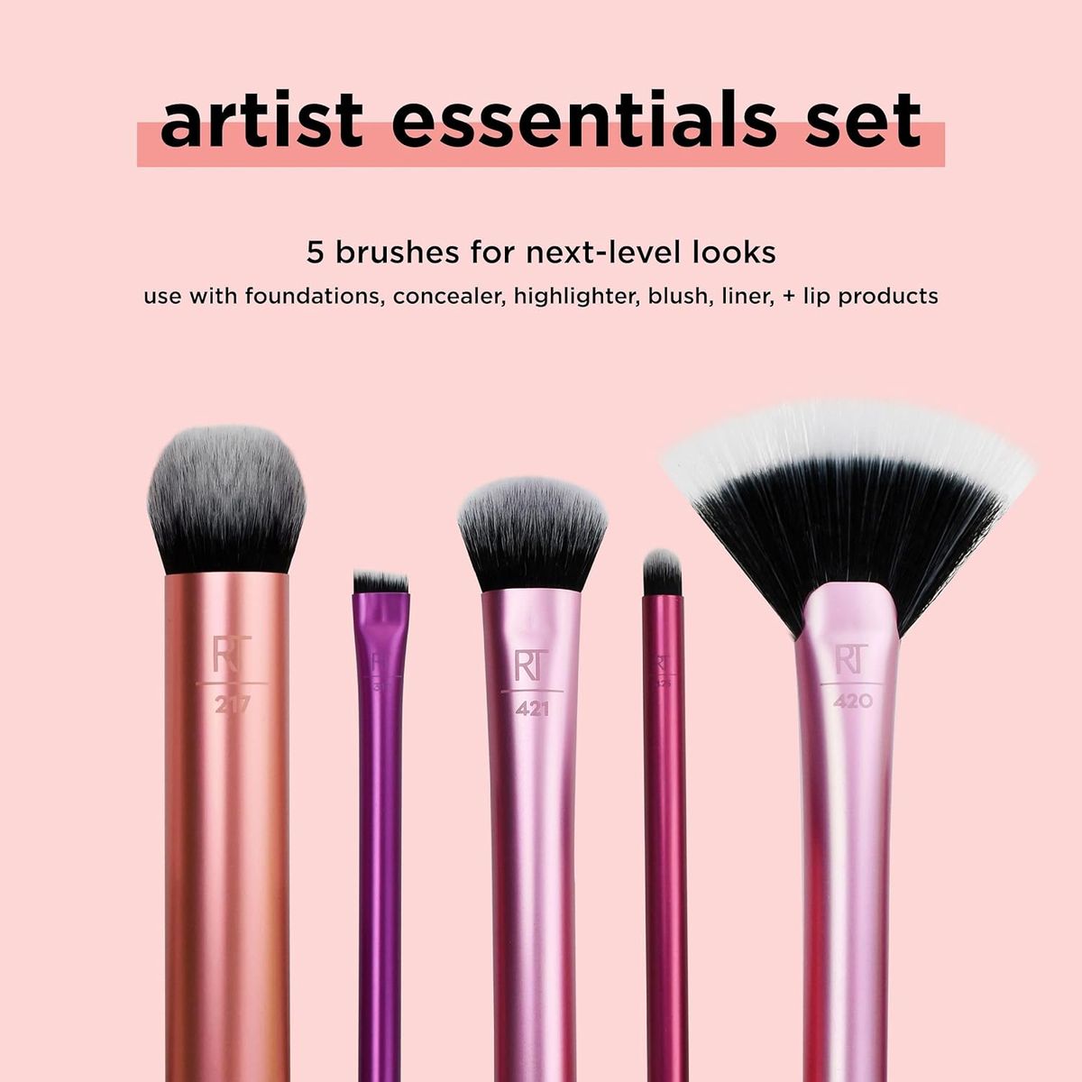 Real Techniques 13-Piece Artist and Everyday Eye Essentials Brush Kit