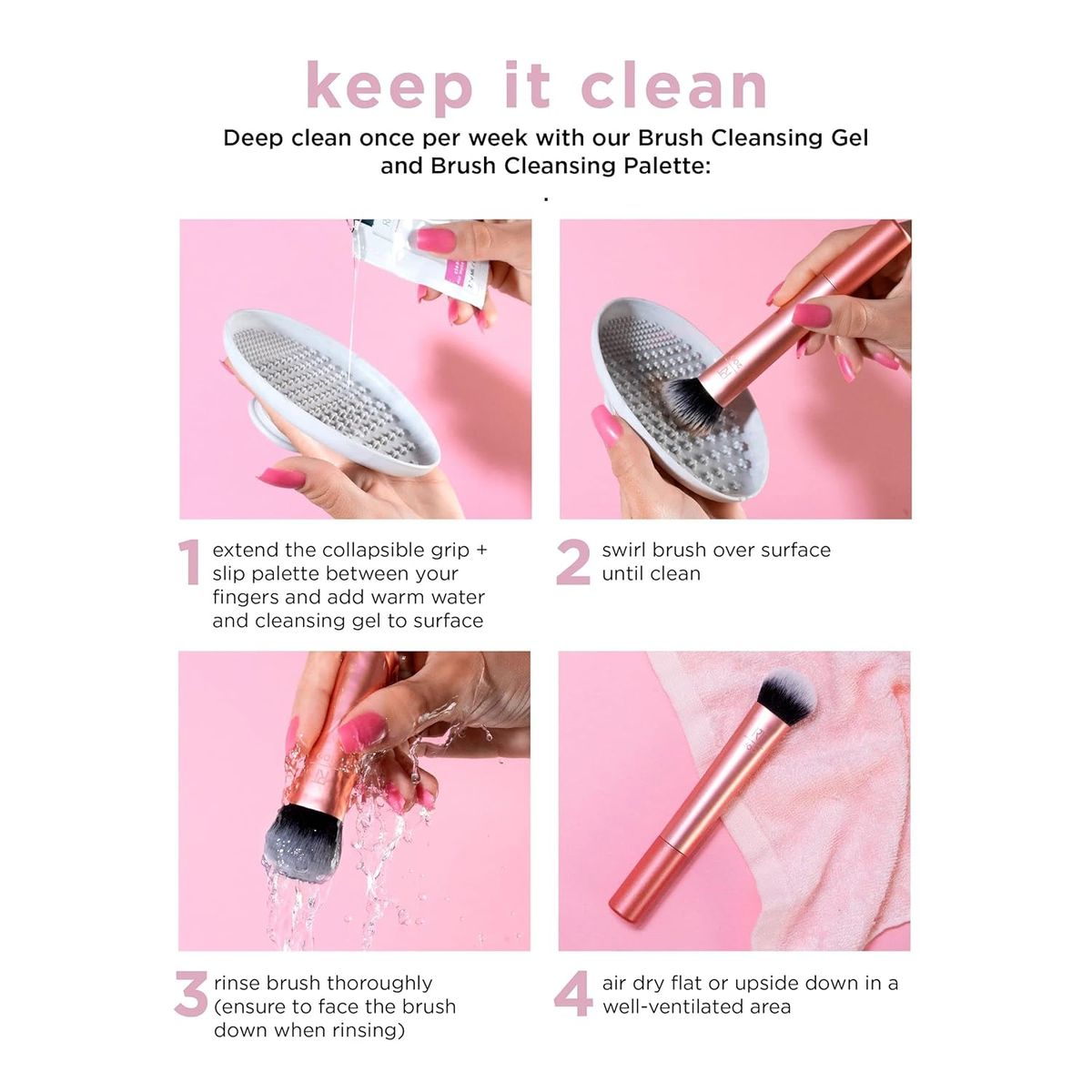 Real Techniques 13-Piece Artist and Everyday Eye Essentials Brush Kit