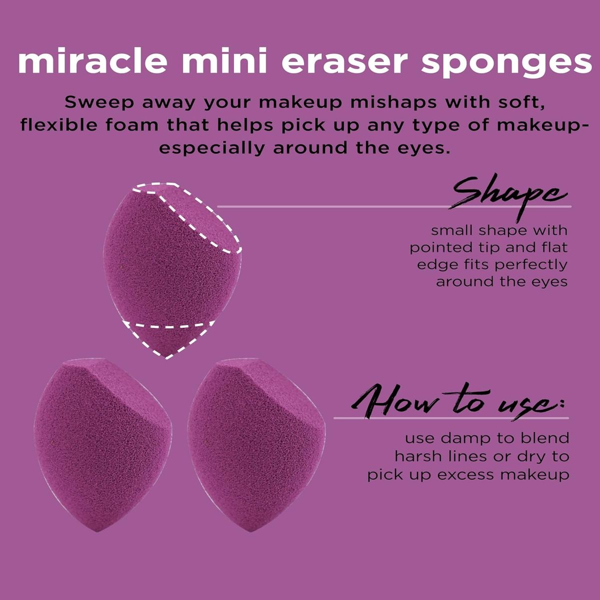 Real Techniques Miracle Complexion Sponges, 6 Count Real Techniques - Women's Makeup Accessories 2