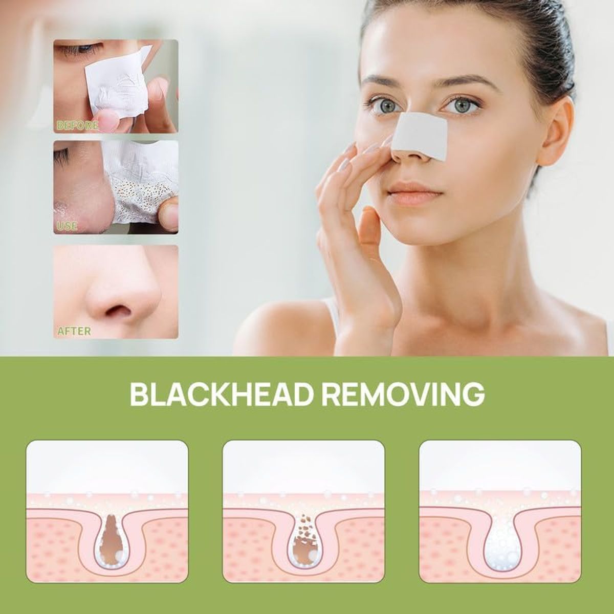 Lanbena Nose Plants Pore Strips 30G 60Pcs