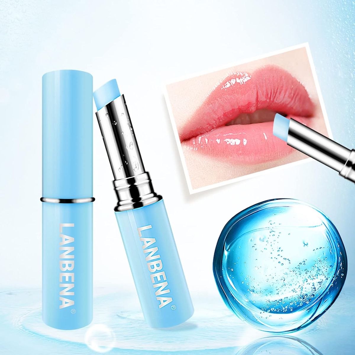 Lanbena Hydrating Lip Balm with Hyaluronic Acid for Soft Lips Lanbena - Women's Lips 2