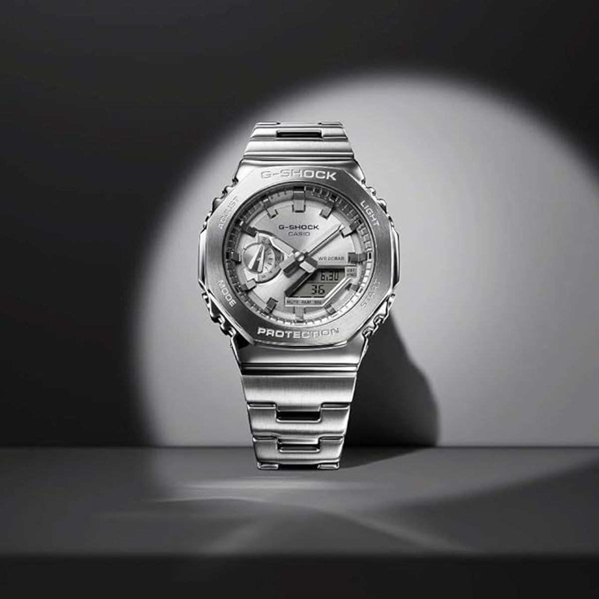 Casio G-Shock GM-2110D-7ADR Full Metal Silver Men’s Watch Casio - Men's Dress Watches 1
