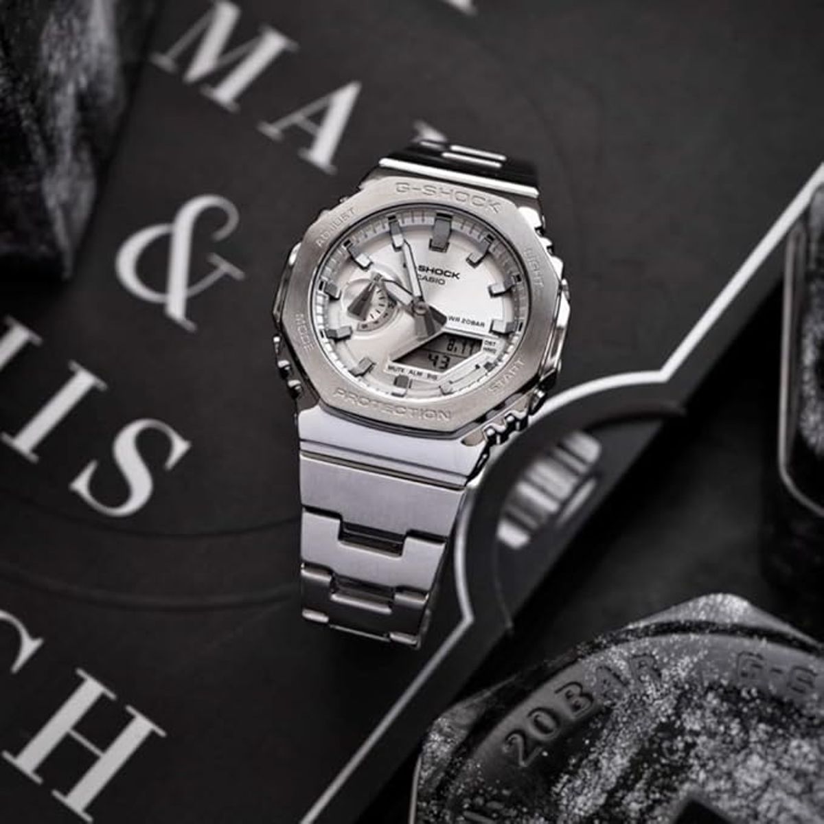 Casio G-Shock GM-2110D-7ADR Full Metal Silver Men’s Watch Casio - Men's Dress Watches 2