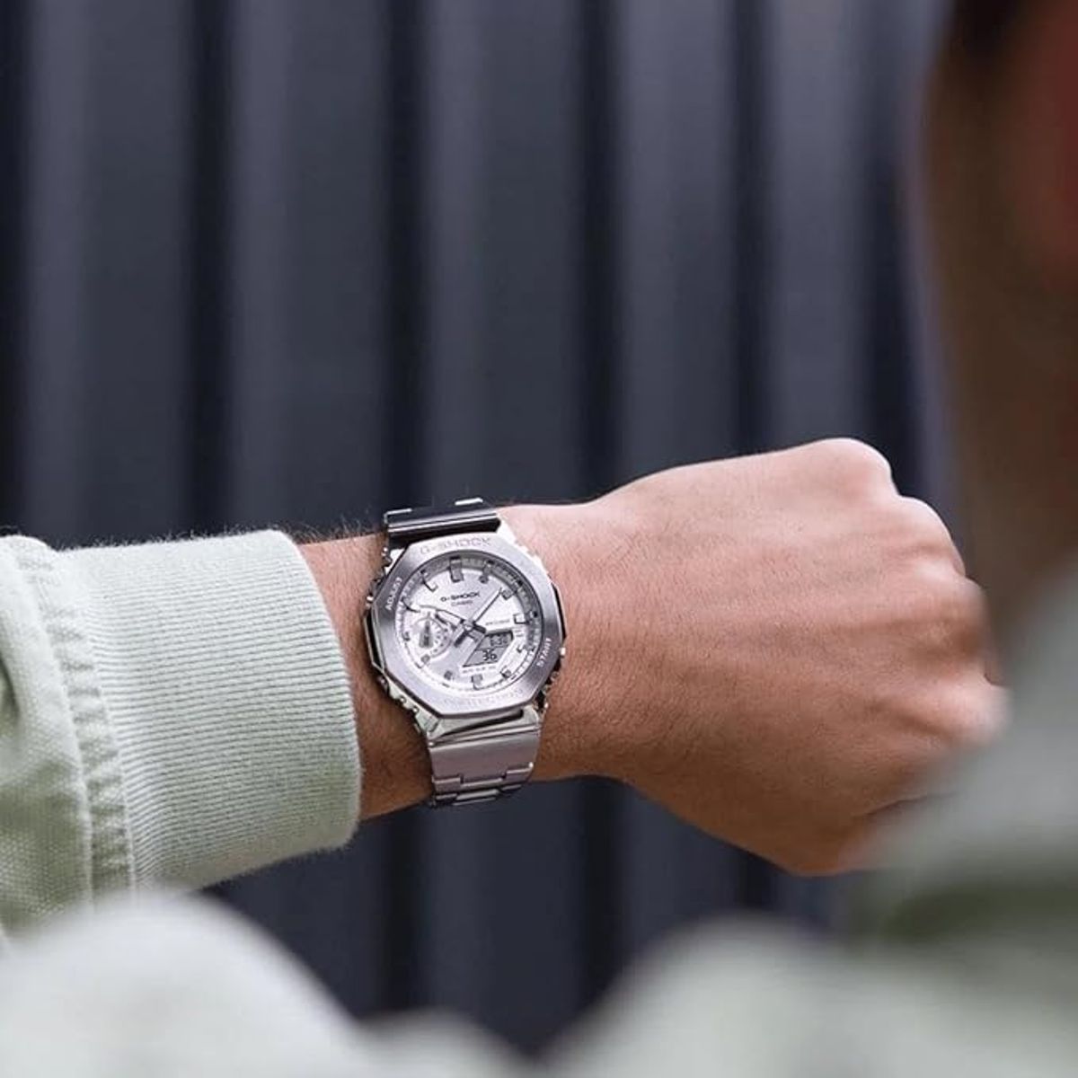 Casio G-Shock GM-2110D-7ADR Full Metal Silver Men’s Watch Casio - Men's Dress Watches 3