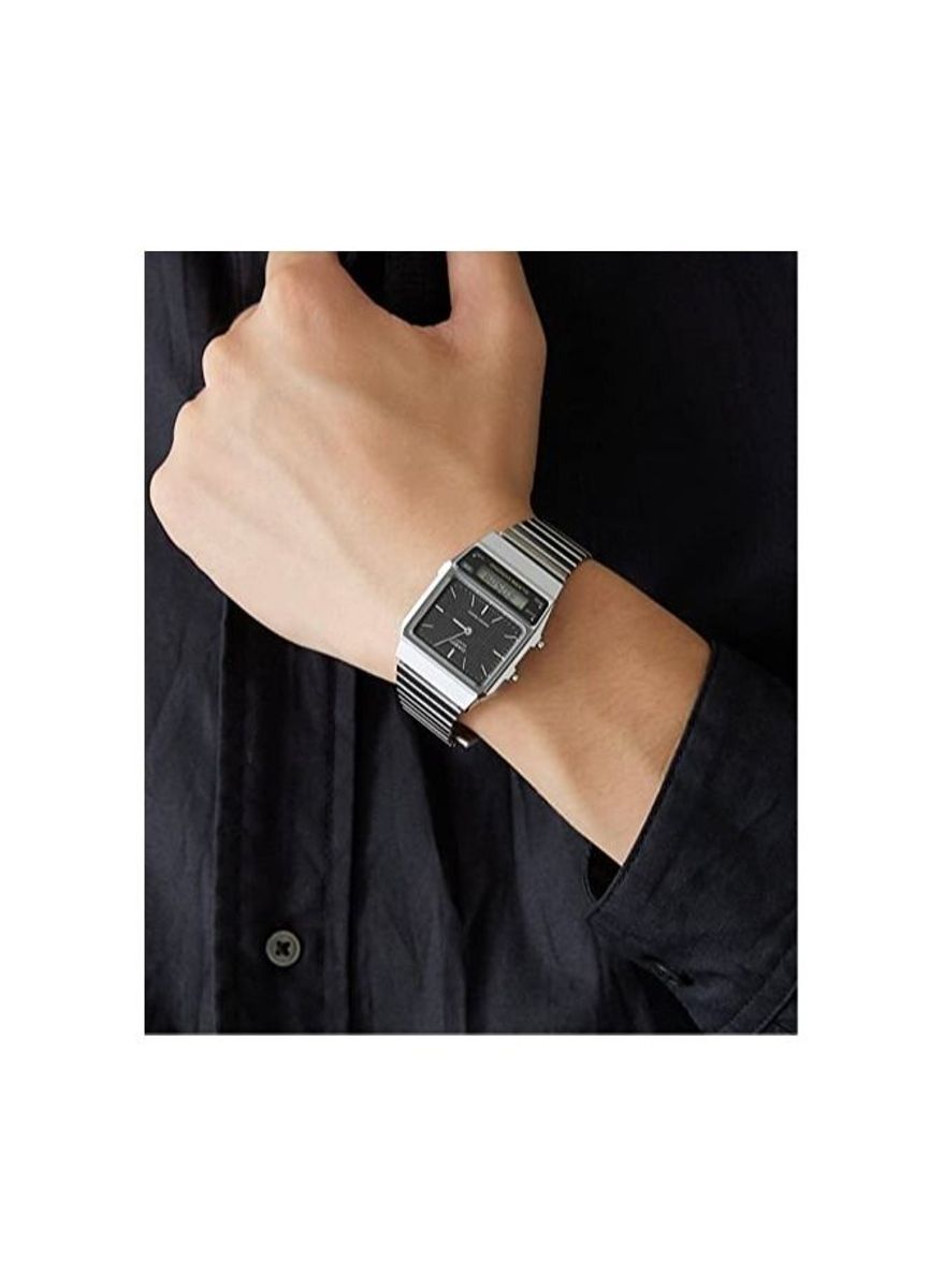 Casio Men's Stainless Steel Analog-Digital Quartz Watch AQ-800E-1ADF Casio Men's Stainless Steel Analog-Digital Quartz Watch AQ-800E-1ADF
