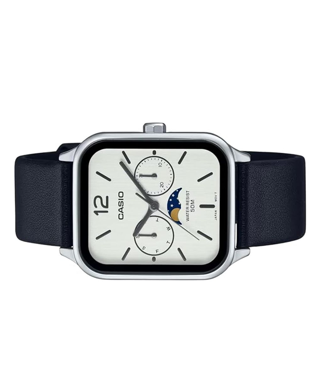 Casio Moon Phase MTP M305L-7A Classic Analog Watch Casio Moon Phase MTP M305L-7A Classic Analog Watch