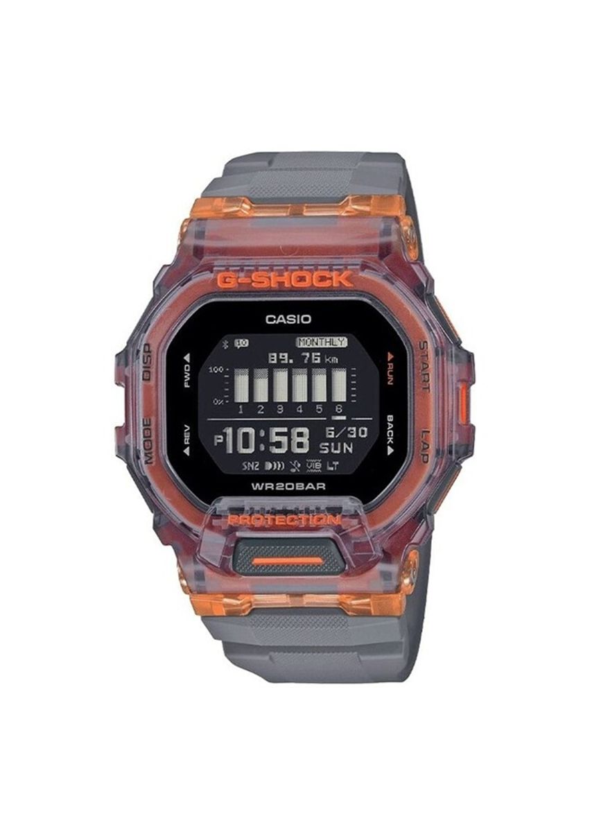 Vibrant G-Shock GBD-200SM-1A5DR Sporty Digital Analog Watch Casio - Men's Smart & Digital Watches