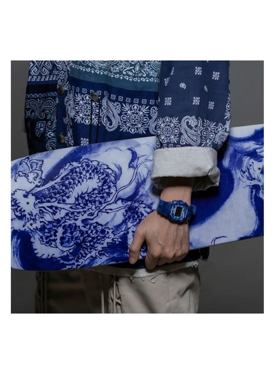 G-SHOCK Blue White Porcelain Inspired Men's Watch - DW-5600BWP-2DR Casio - Men's Smart & Digital Watches 1