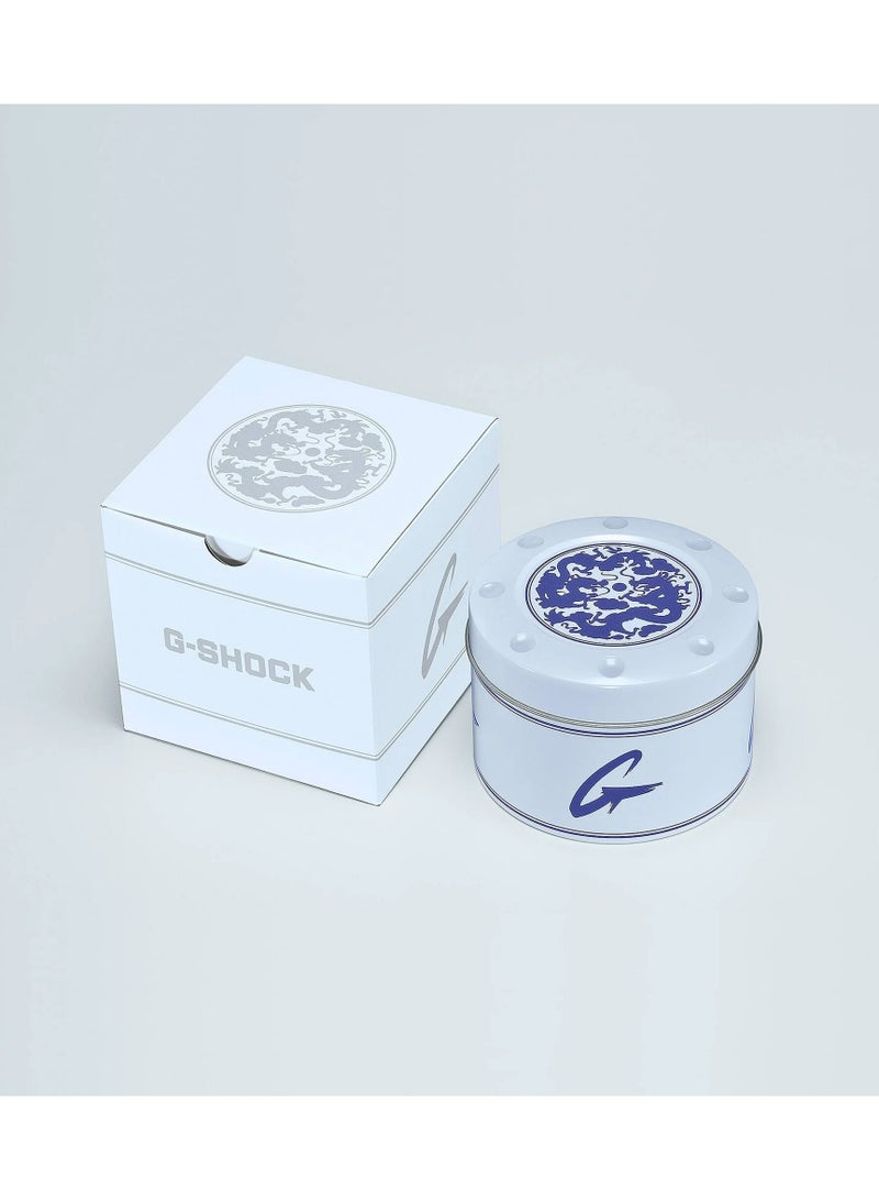 G-SHOCK Blue White Porcelain Inspired Men's Watch - DW-5600BWP-2DR Casio - Men's Smart & Digital Watches 3