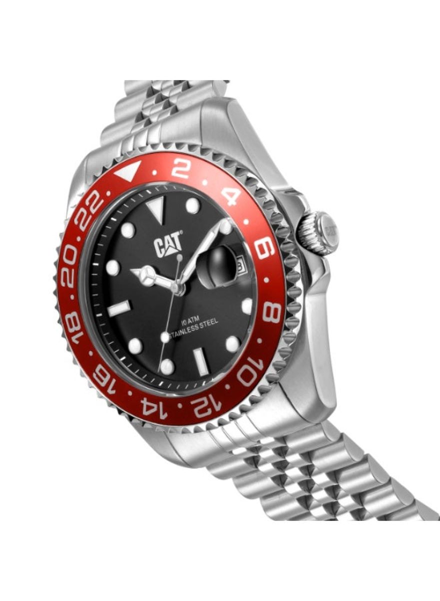 CAT Men’s Watch with Bold Red Bezel Design AO.141.11.120 CAT Men’s Watch with Bold Red Bezel Design AO.141.11.120