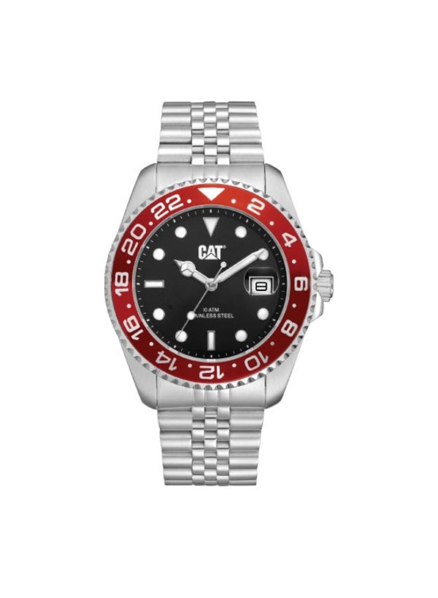 CAT Men’s Watch with Bold Red Bezel Design AO.141.11.120 CAT Men’s Watch with Bold Red Bezel Design AO.141.11.120