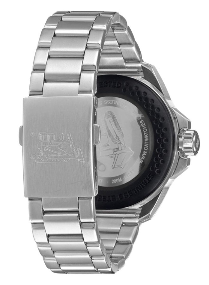 Caterpillar Shockmaster Evo Stainless Steel Strap Men Watch SJ.141.11.731 CAT - Men's Dress Watches 1
