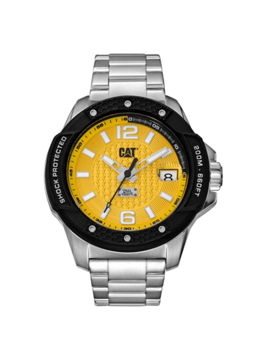 Caterpillar Shockmaster Evo Stainless Steel Strap Men Watch SJ.141.11.731 CAT - Men's Dress Watches