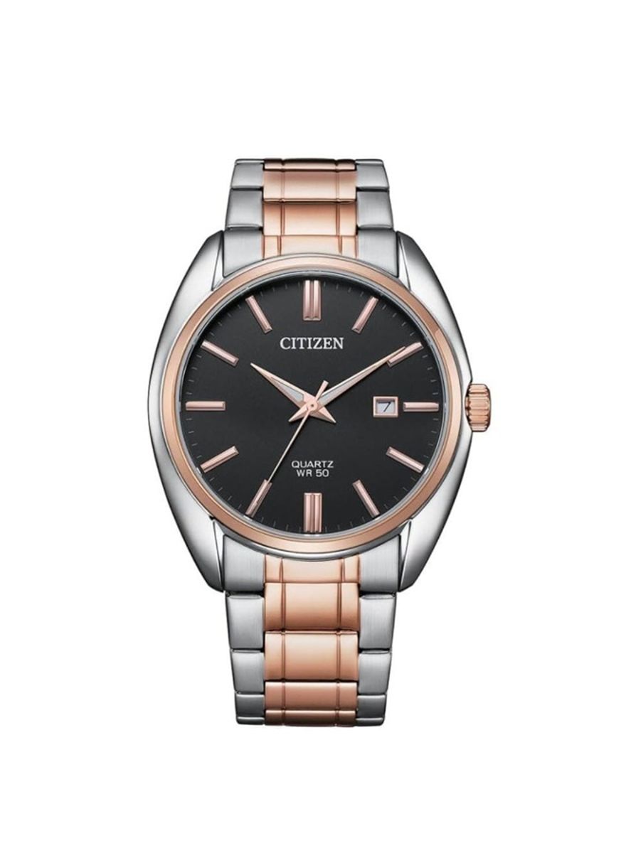 Citizen Men’s Black Dial Stainless Steel Analog Watch - BI5104-57E Citizen - Men's Dress Watches