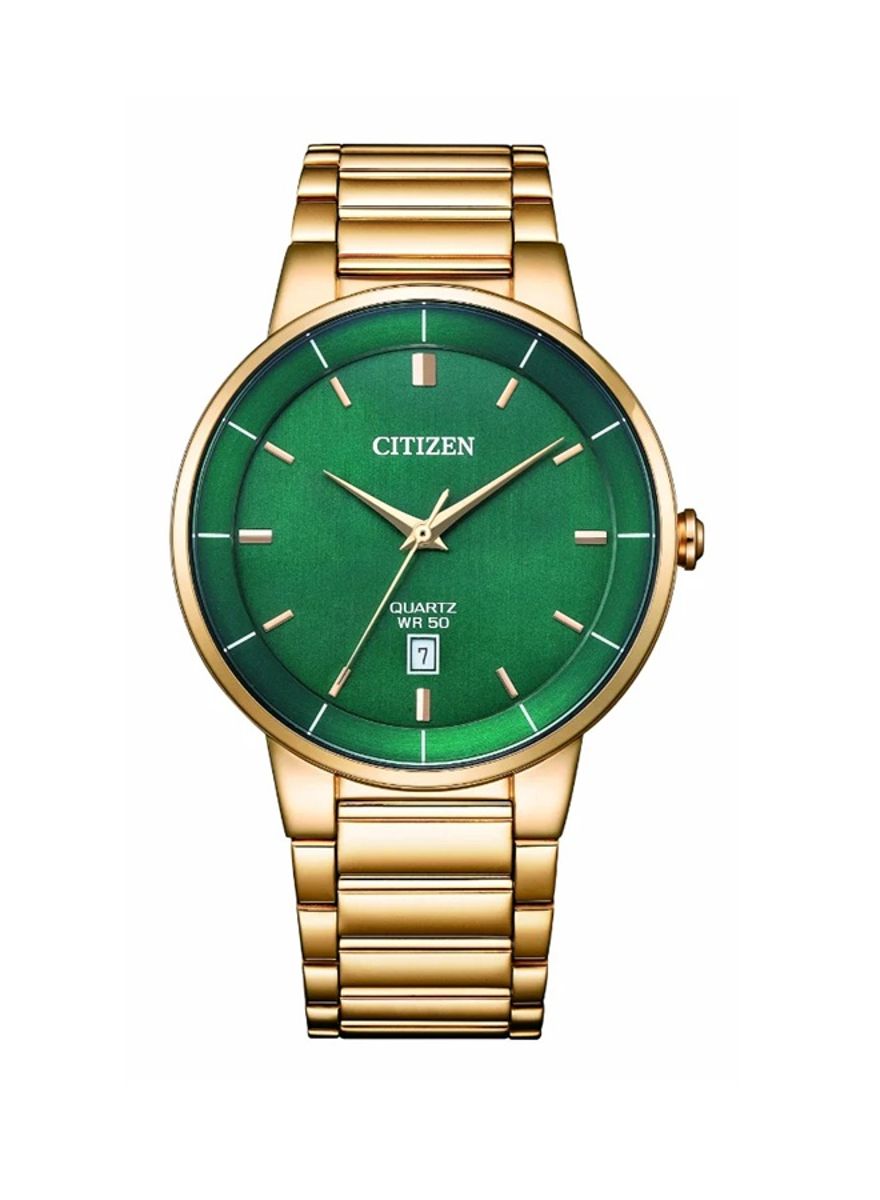 Citizen Men’s Analog Watch with Elegant Green Dial - BI5123-52X Citizen - Men's Dress Watches