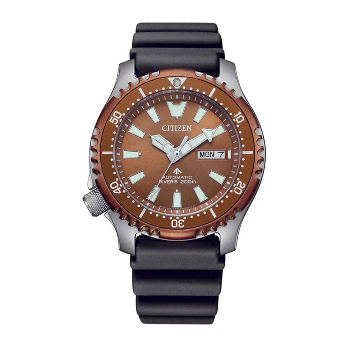 Citizen Promaster Automatic Dive Watch with Copper Dial NY0164-65X