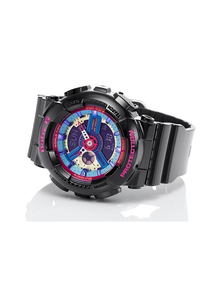 Sleek Baby-G BA112-1A Analog-Digital Watch Design