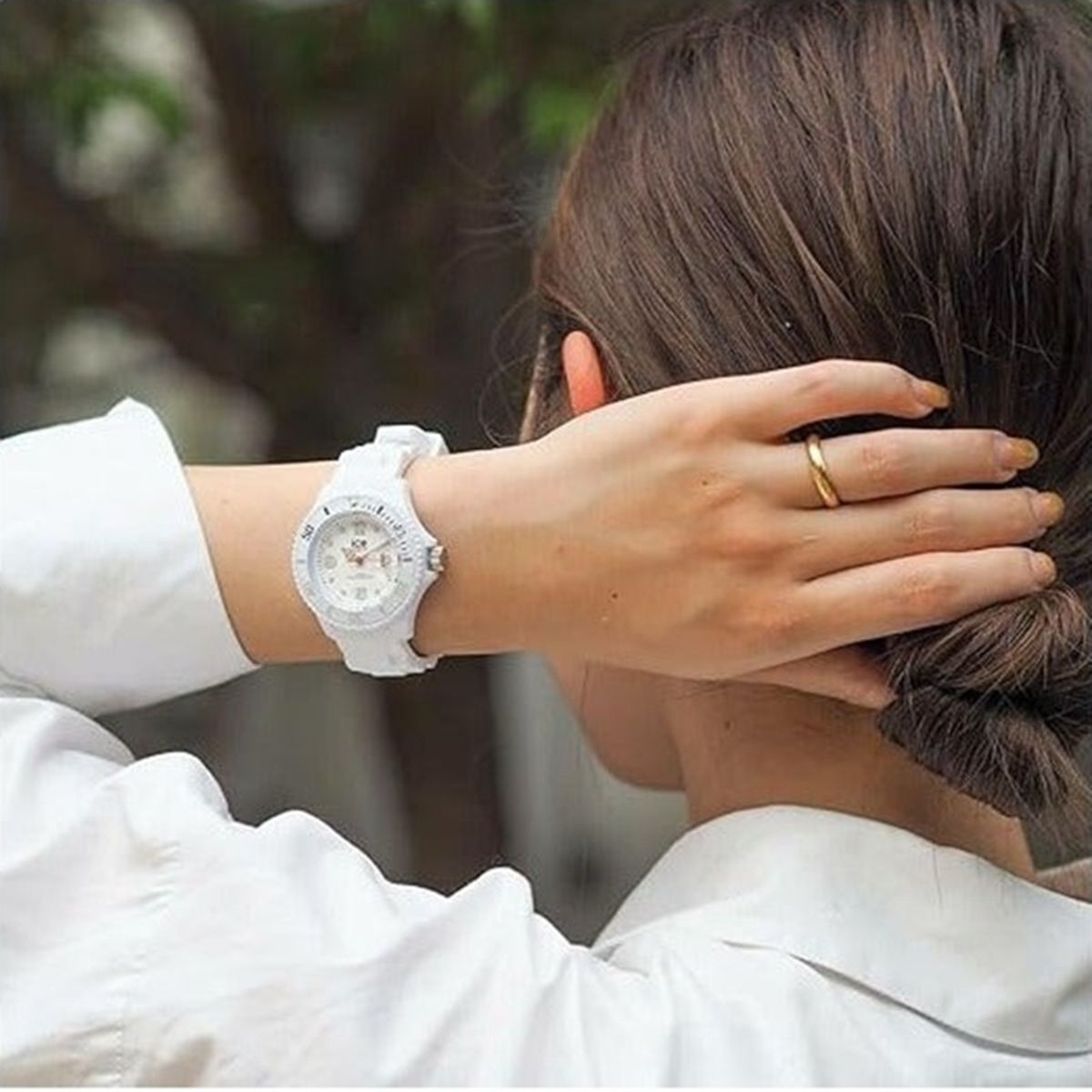 Elegant White Silicone Watch – ICE Forever Medium Ice Watch - Women's Dress Watches 2
