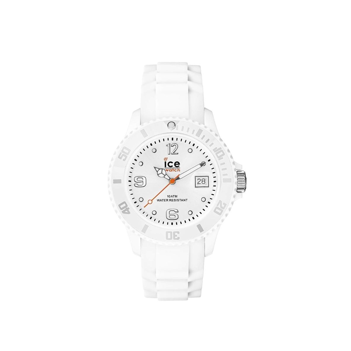 Elegant White Silicone Watch – ICE Forever Medium Elegant White Silicone Watch – ICE Forever Medium