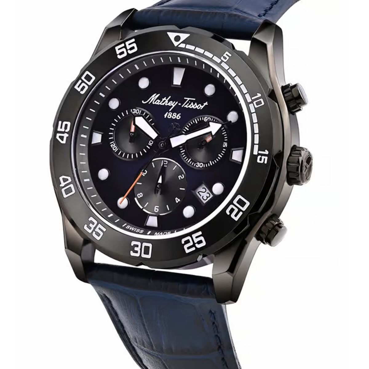 Mathey Tissot Bolton II Quartz Chronograph Watch Features H121CHLNB Mathey Tissot Bolton II Quartz Chronograph Watch Features H121CHLNB