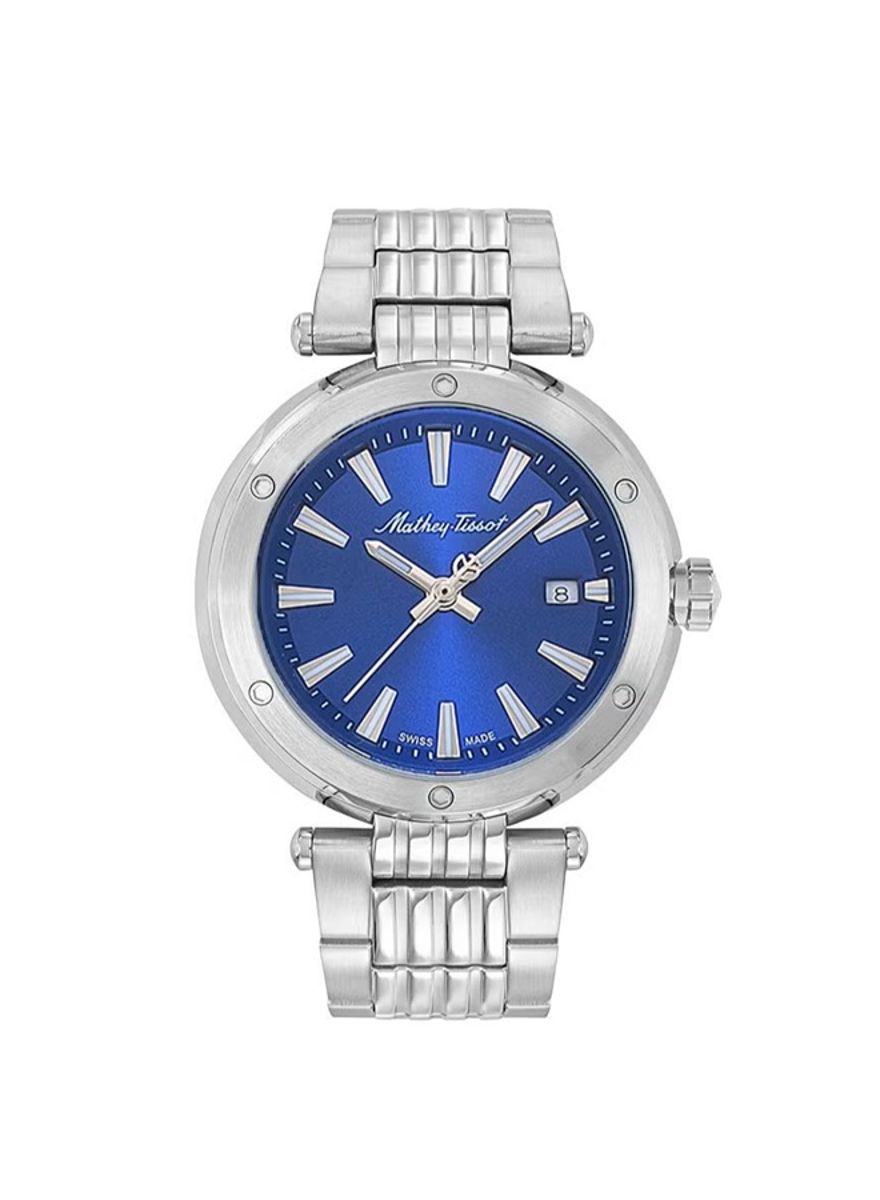 Mathey Tissot Neptune Men's Blue Dial Watch - H912ABU Mathey-Tissot - Men's Dress Watches