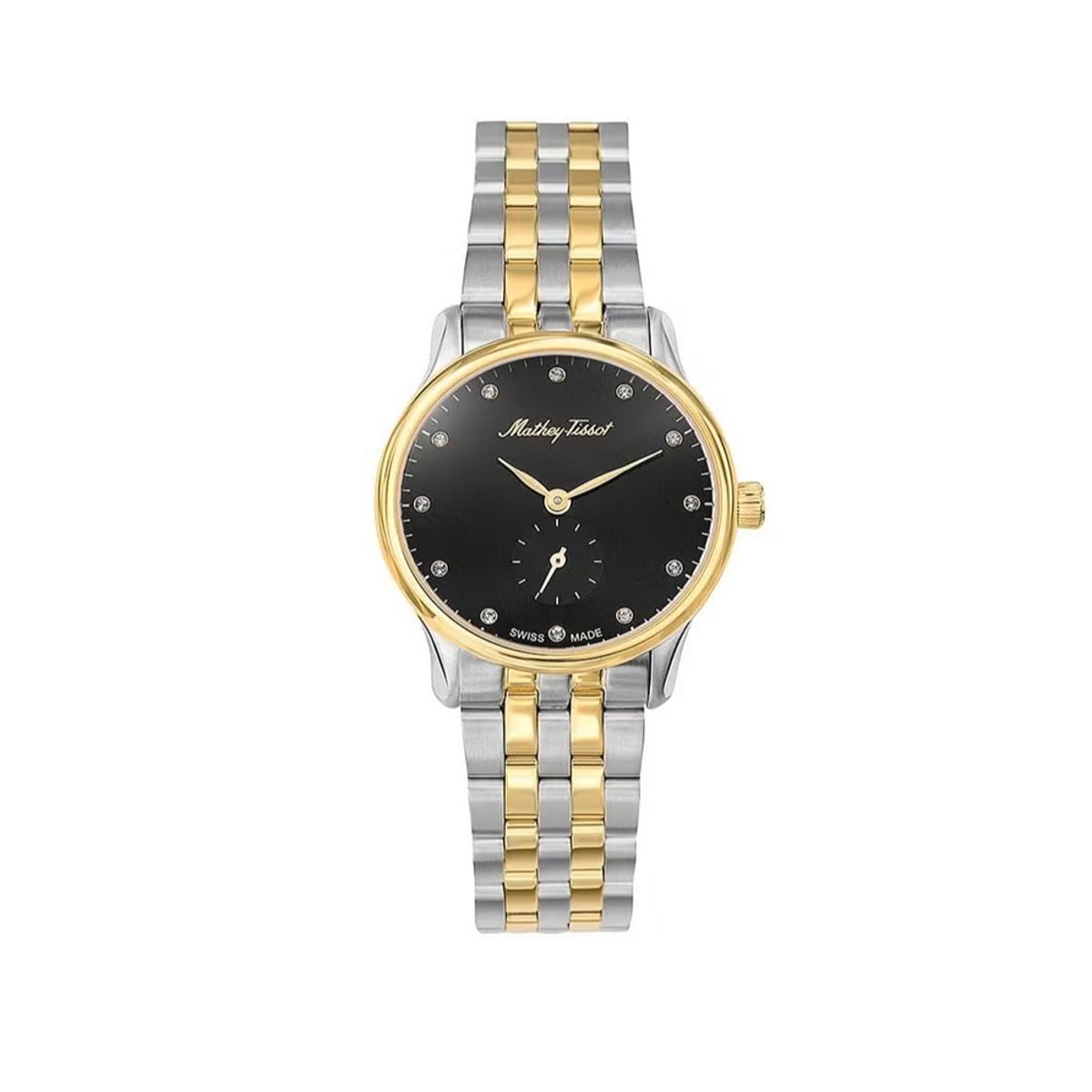 Mathey-Tissot Edmond Ladies Two-Tone Watch D1886MBN Mathey-Tissot - Women's Dress Watches