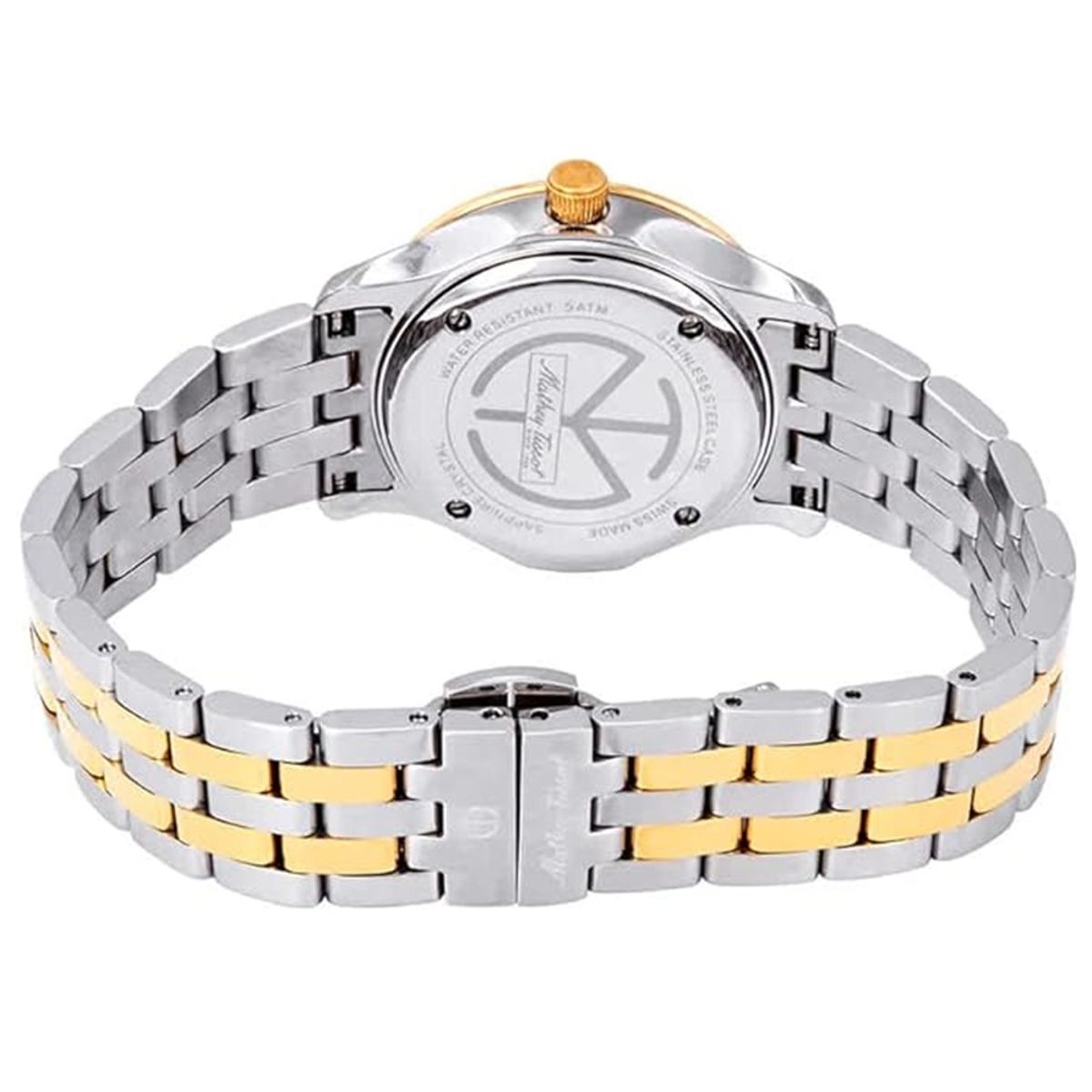 Mathey-Tissot Edmond Ladies Two-Tone Watch D1886MBN Mathey-Tissot Edmond Ladies Two-Tone Watch D1886MBN