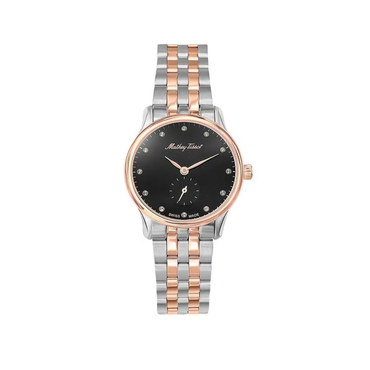 Mathey-Tissot Edmond Black Dial Ladies Watch D1886MRN Mathey-Tissot - Women's Dress Watches