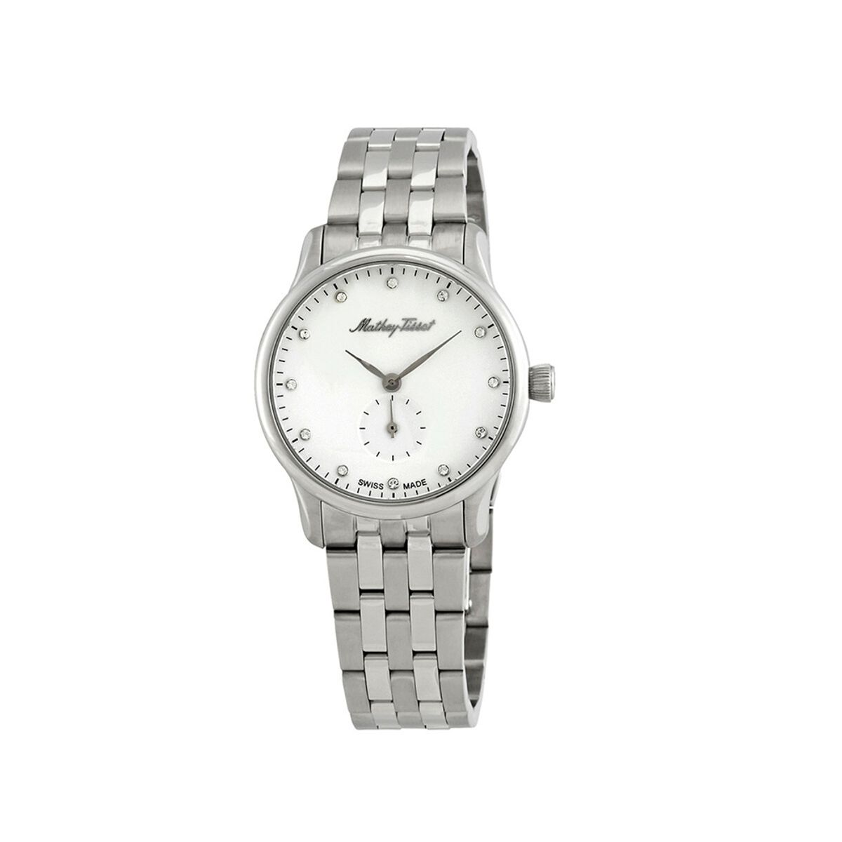 Elegant Mathey-Tissot Edmond Ladies Silver Watch D1886MAI Mathey-Tissot - Women's Dress Watches