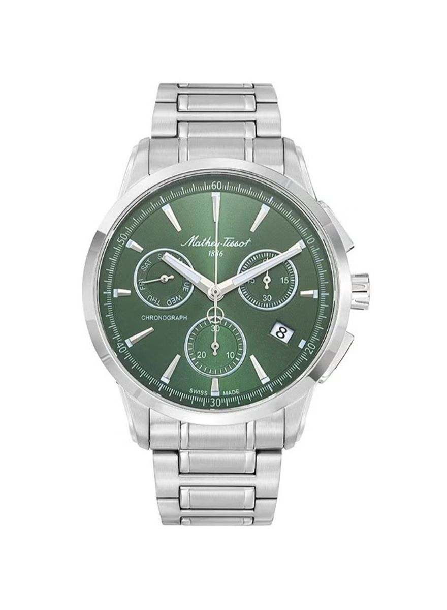 Mathey-Tissot Lancelot Green Dial Chronograph Watch H198CHAV Mathey-Tissot - Men's Dress Watches